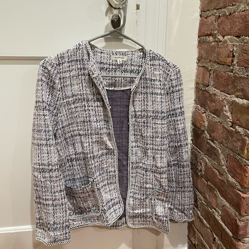 Max Studio Sweater Cardigan Knit Top